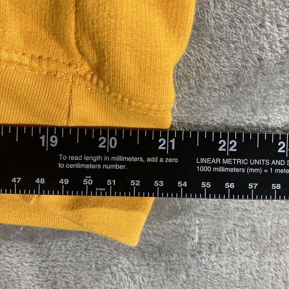 SCW California Sweatshirt Adult Large Yellow White Bear Logo Hoodie - Picture 7 of 9